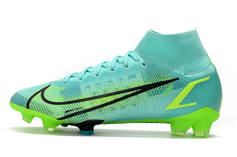Nike Mercurial Superfly 8 Elite FG - Aqua/Neon Green/Black