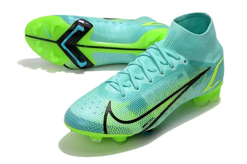 Nike Mercurial Superfly 8 Elite FG - Aqua/Neon Green/Black