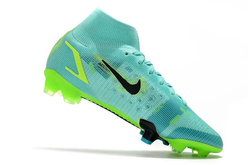 Nike Mercurial Superfly 8 Elite FG - Aqua/Neon Green/Black