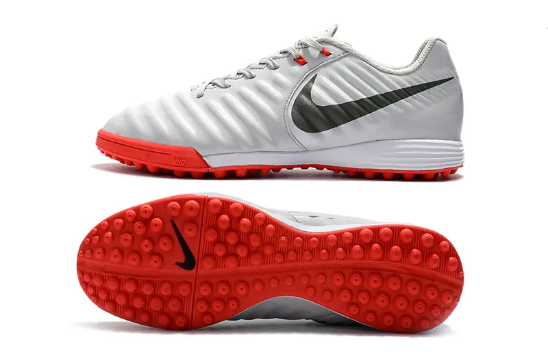 Nike Tiempo Ligera 4 TF - Grey/Bright Red/Anthracite