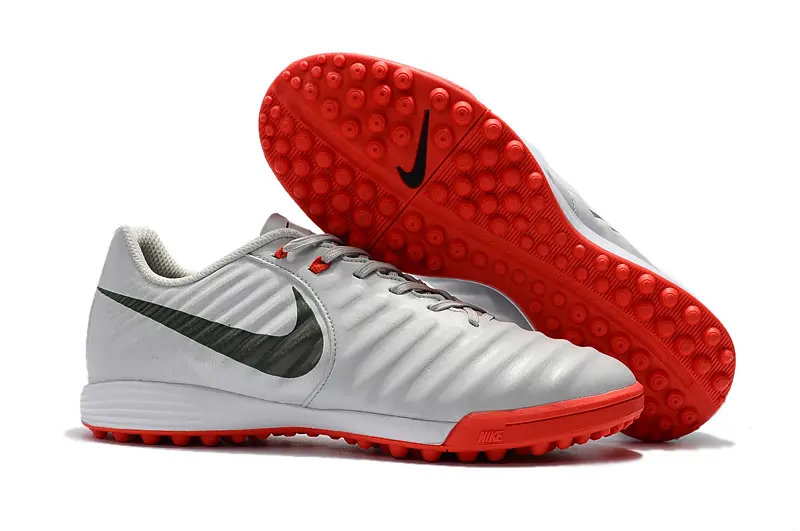 Nike Tiempo Ligera 4 TF - Grey/Bright Red/Anthracite