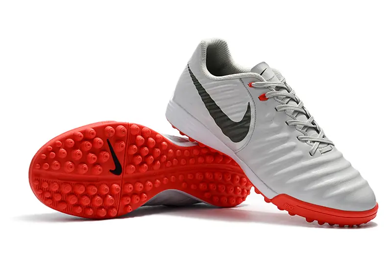 Nike Tiempo Ligera 4 TF - Grey/Bright Red/Anthracite