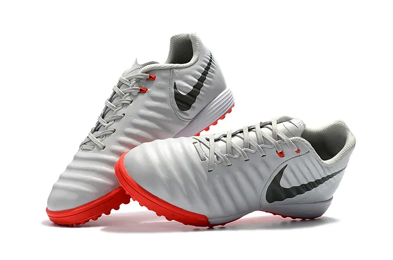 Nike Tiempo Ligera 4 TF - Grey/Bright Red/Anthracite