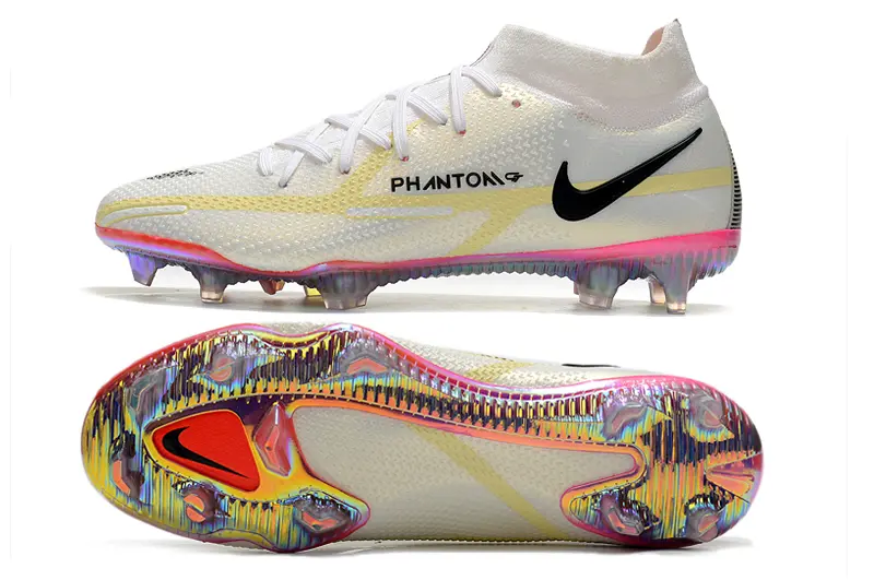 Nike Phantom GT 2 Elite DF FG - White/Bright Pink/Neon Yellow