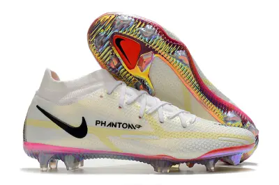 Nike Phantom GT 2 Elite DF FG - White/Bright Pink/Neon Yellow