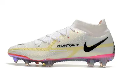 Nike Phantom GT 2 Elite DF FG - White/Bright Pink/Neon Yellow