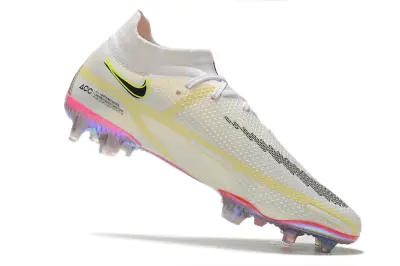 Nike Phantom GT 2 Elite DF FG - White/Bright Pink/Neon Yellow