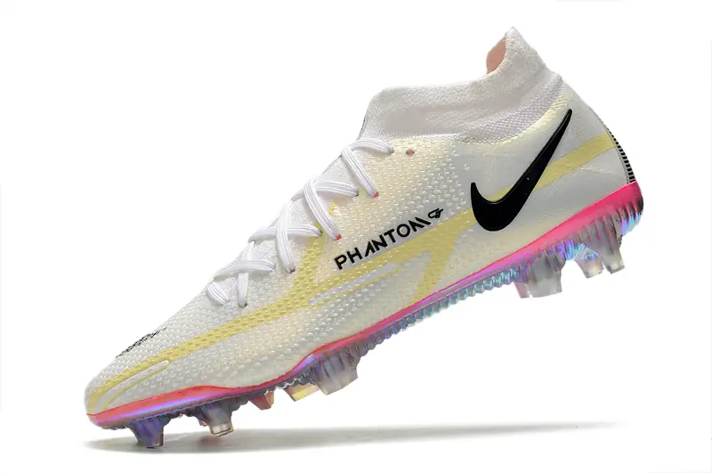 Nike Phantom GT 2 Elite DF FG - White/Bright Pink/Neon Yellow