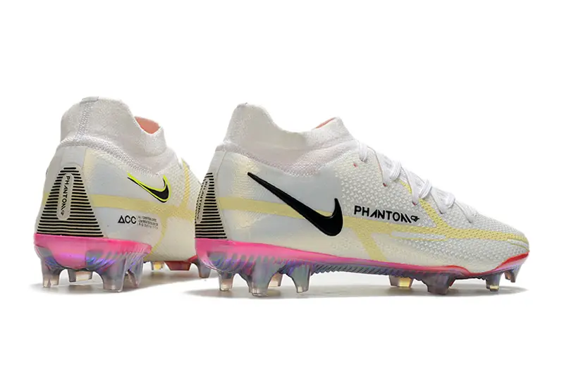 Nike Phantom GT 2 Elite DF FG - White/Bright Pink/Neon Yellow