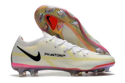 Nike Phantom GT 2 Elite FG - White/Neon Yellow/Rose Pink