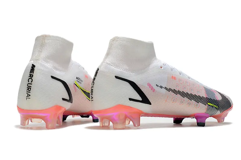 Nike Mercurial Superfly 8 Elite FG - White/Iridescent Pink/Black