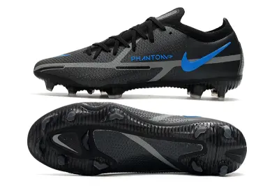 Nike Phantom GT 2 Elite FG - Black/Carbon Black/Photo Blue