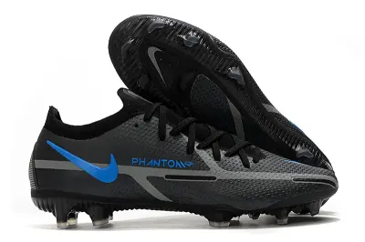 Nike Phantom GT 2 Elite FG - Black/Carbon Black/Photo Blue