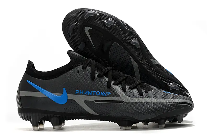 Nike Phantom GT 2 Elite FG - Black/Carbon Black/Photo Blue