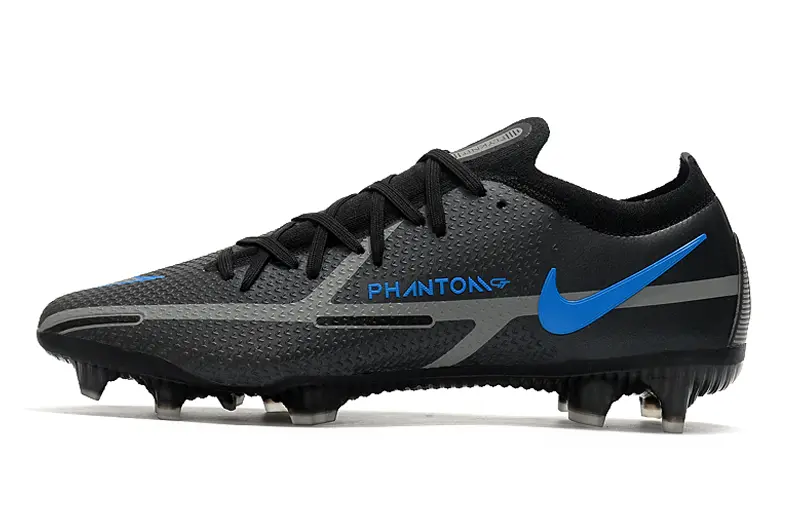 Nike Phantom GT 2 Elite FG - Black/Carbon Black/Photo Blue