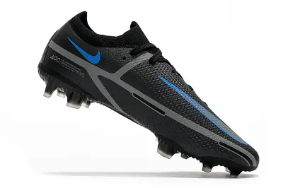 Nike Phantom GT 2 Elite FG - Black/Carbon Black/Photo Blue