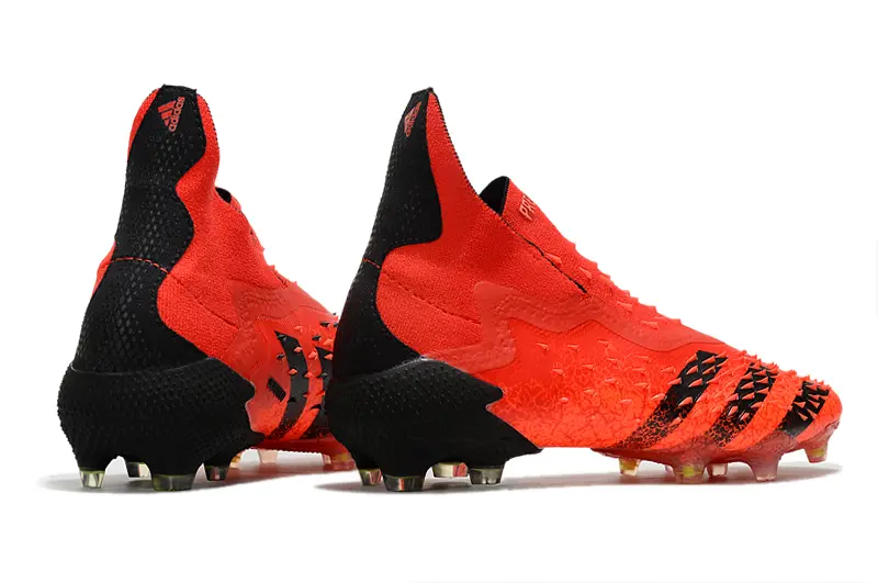 Adidas Predator Freak+ Laceless FG - Red/Flame Red/Stealth Black