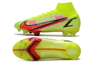 Nike Mercurial Superfly 8 Elite FG - Yellow/Lime Green/Fiery Red