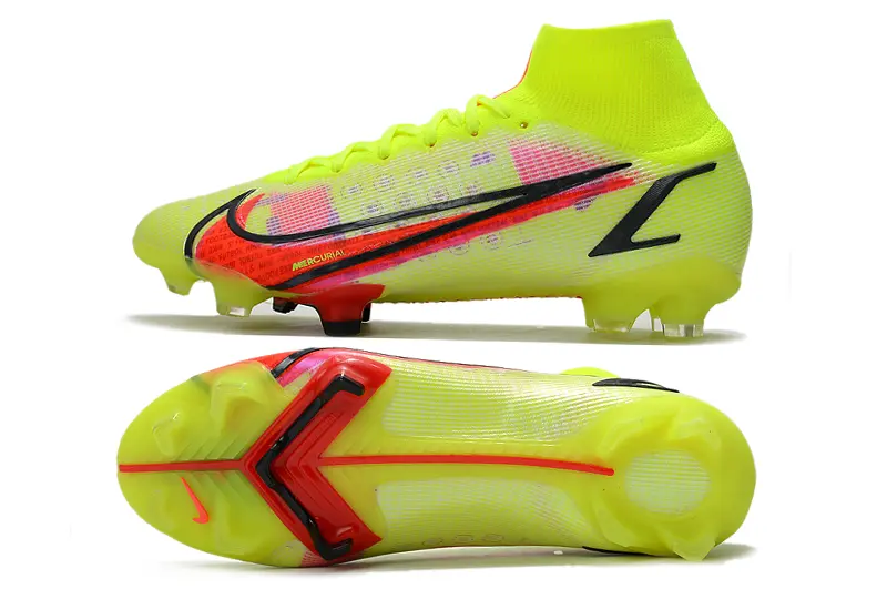 Nike Mercurial Superfly 8 Elite FG - Yellow/Lime Green/Fiery Red