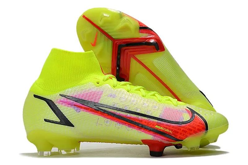 Nike Mercurial Superfly 8 Elite FG - Yellow/Lime Green/Fiery Red