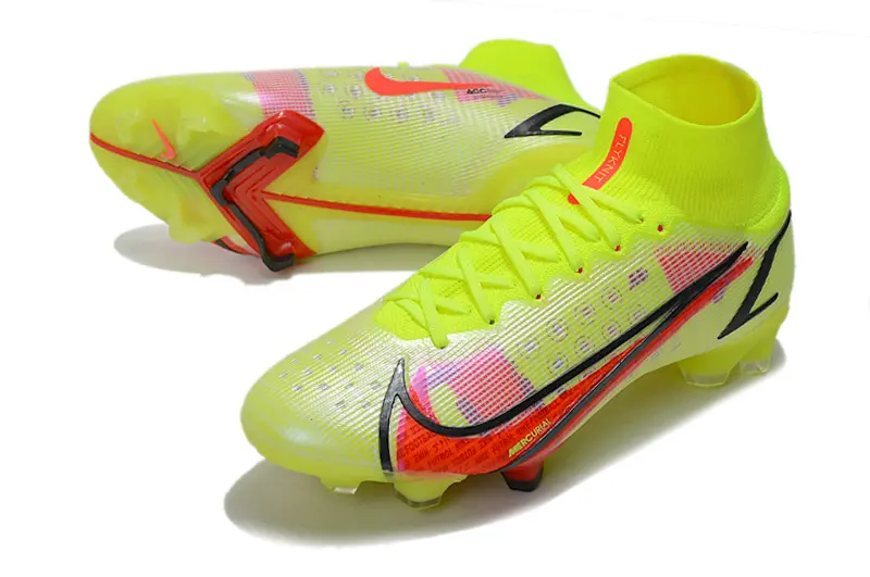 Nike Mercurial Superfly 8 Elite FG - Yellow/Lime Green/Fiery Red