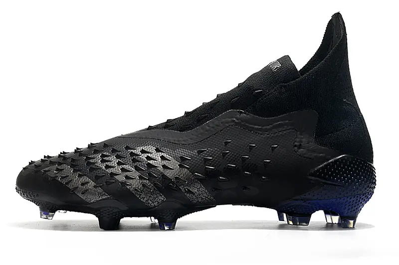Adidas Predator Freak+ Laceless FG - Black/Midnight Black/Deep Blue