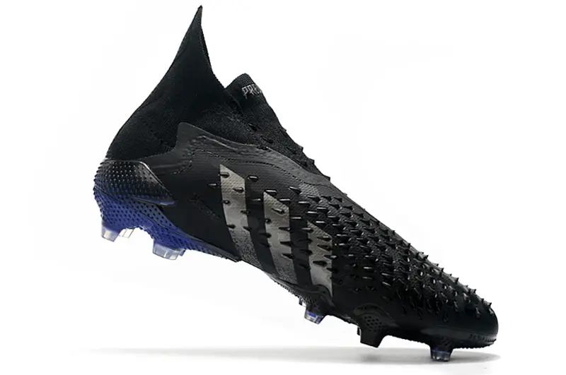 Adidas Predator Freak+ Laceless FG - Black/Midnight Black/Deep Blue