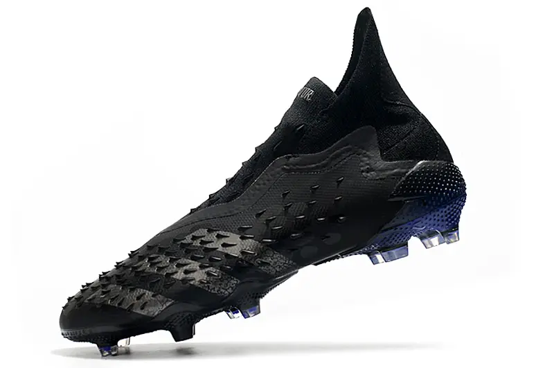 Adidas Predator Freak+ Laceless FG - Black/Midnight Black/Deep Blue