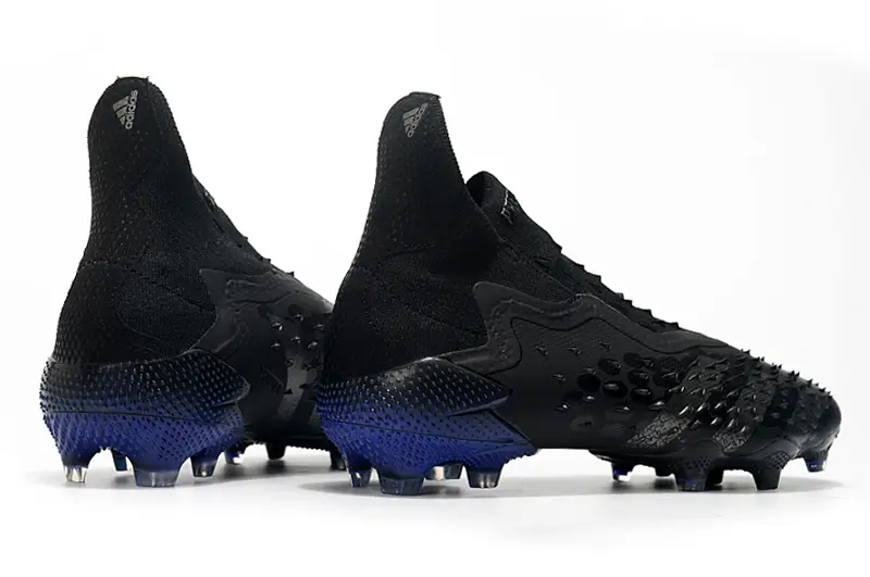 Adidas Predator Freak+ Laceless FG - Black/Midnight Black/Deep Blue