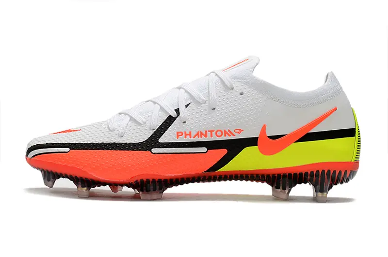 Nike Phantom GT 2 Elite FG - White/Fiery Orange/Electric Yellow