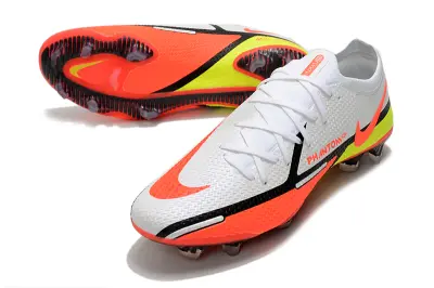 Nike Phantom GT 2 Elite FG - White/Fiery Orange/Electric Yellow