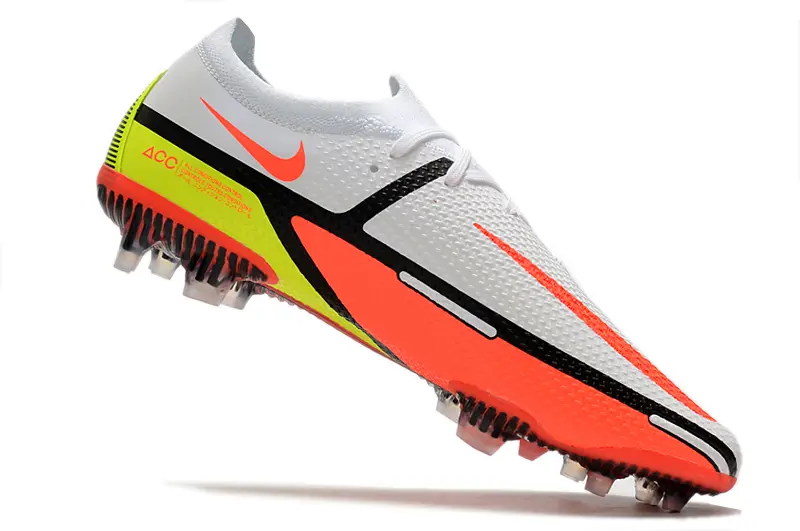 Nike Phantom GT 2 Elite FG - White/Fiery Orange/Electric Yellow