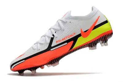 Nike Phantom GT 2 Elite FG - White/Fiery Orange/Electric Yellow