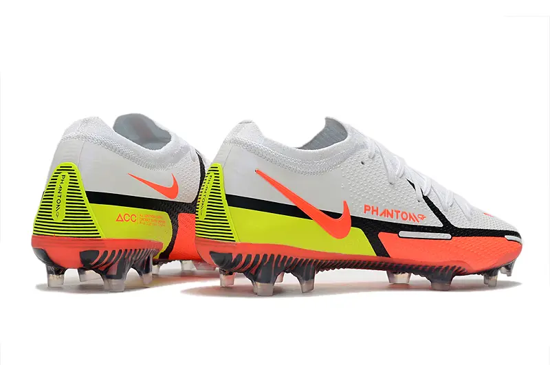 Nike Phantom GT 2 Elite FG - White/Fiery Orange/Electric Yellow
