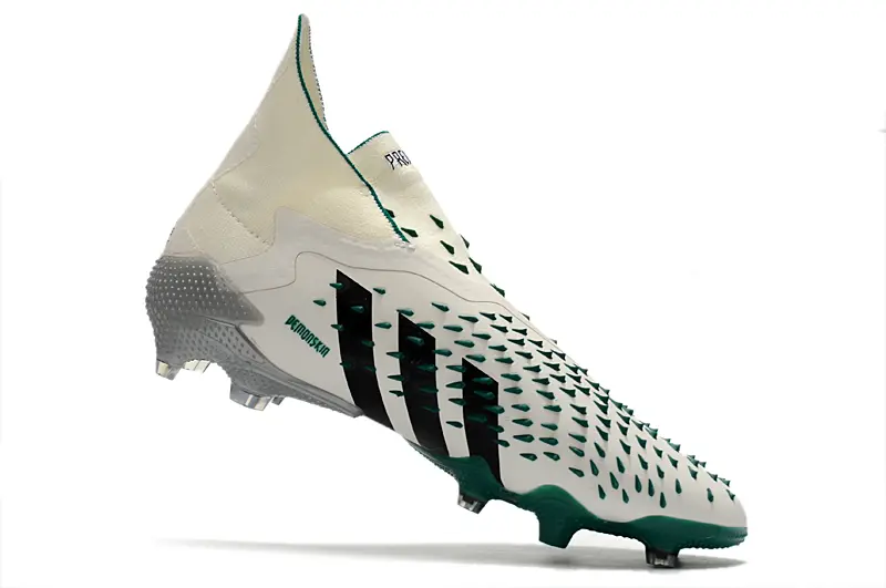 Adidas Predator Freak+ Laceless FG - White/Elegant Green/Shadow Black