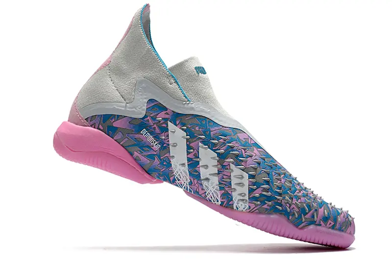 Adidas Predator Freak+ Laceless IC - Pink/Sky Blue/Pastel Pink