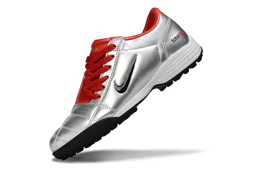 Nike Total 90 III TF - Silver/Dynamic Red/Black