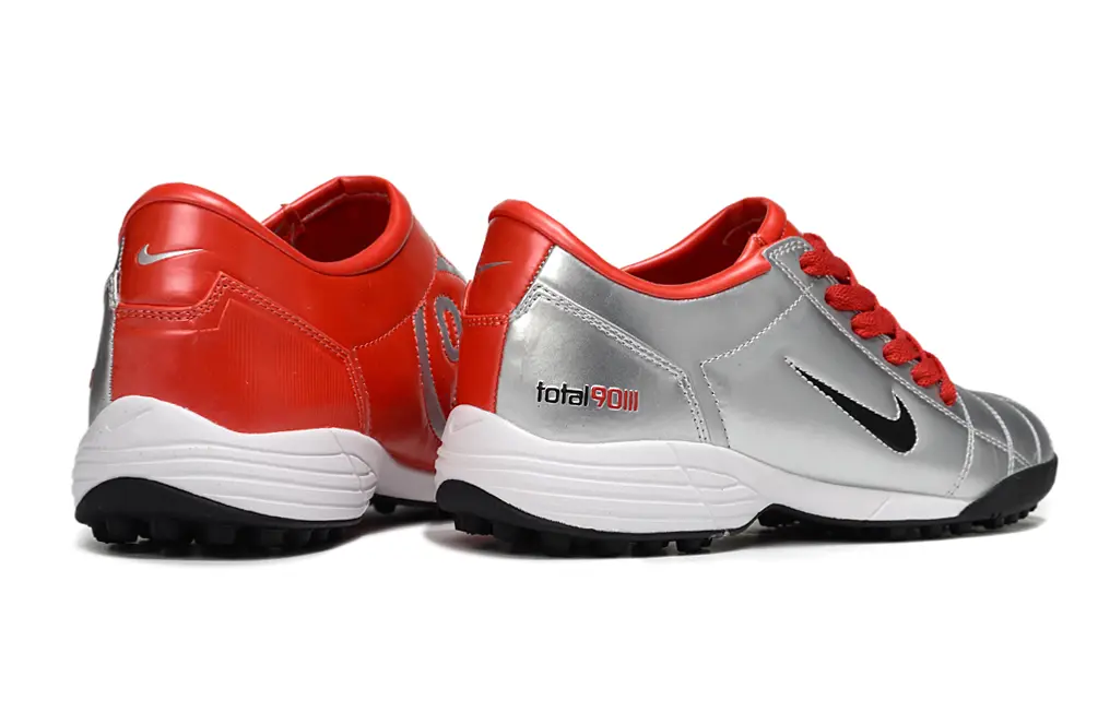 Nike Total 90 III TF - Silver/Dynamic Red/Black