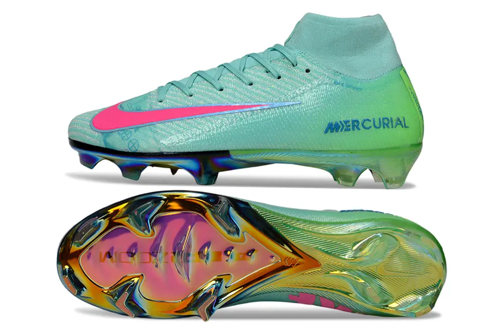 Nike Air Zoom Mercurial Superfly 10 Elite FG - Aqua/Bright Pink/Iridescent