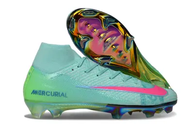 Nike Air Zoom Mercurial Superfly 10 Elite FG - Aqua/Bright Pink/Iridescent