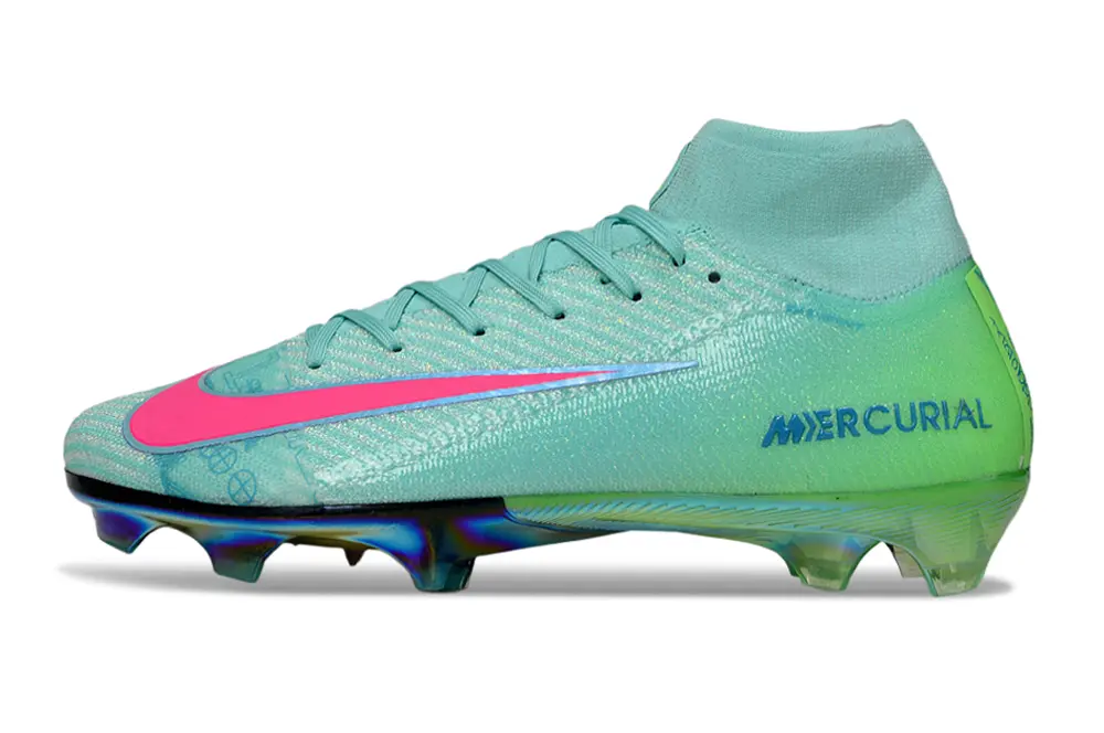 Nike Air Zoom Mercurial Superfly 10 Elite FG - Aqua/Bright Pink/Iridescent
