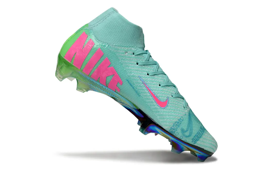 Nike Air Zoom Mercurial Superfly 10 Elite FG - Aqua/Bright Pink/Iridescent