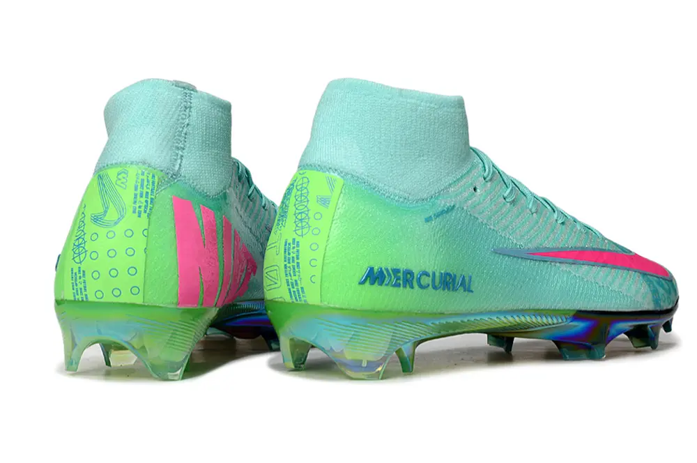 Nike Air Zoom Mercurial Superfly 10 Elite FG - Aqua/Bright Pink/Iridescent