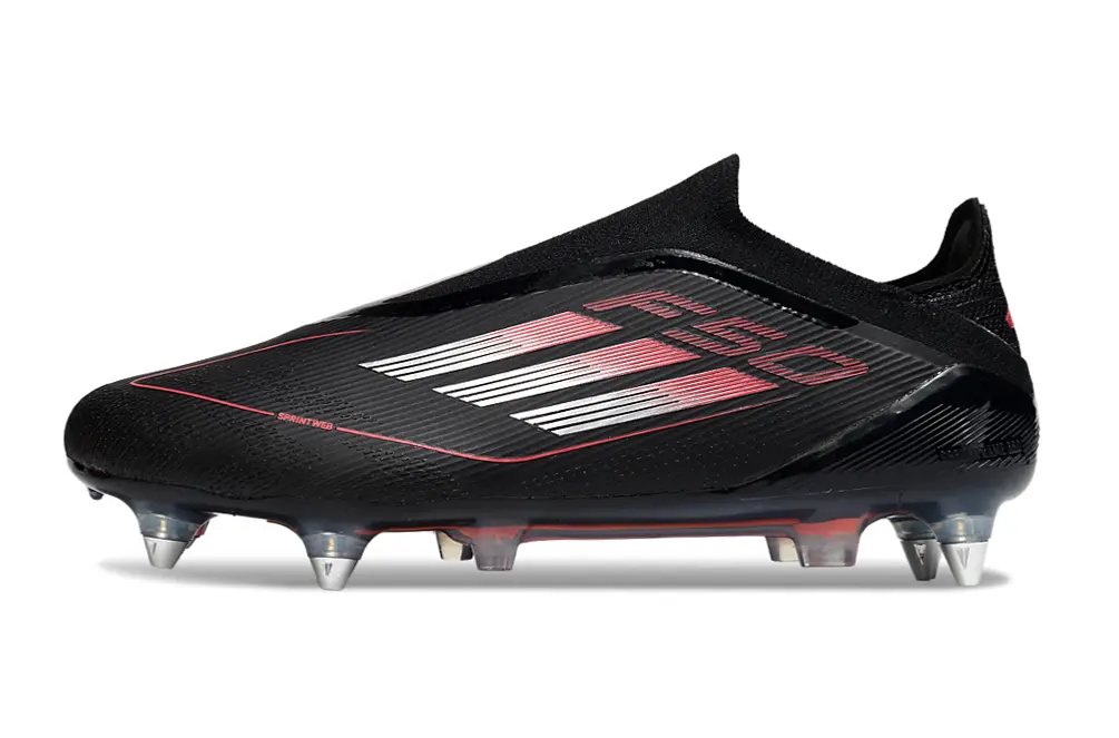 Adidas F50 Elite Laceless SG - Black/Electric Pink/Anthracite Gray