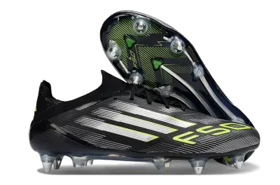 Adidas F50 Elite SG - Black/Vibrant Green/Metallic Silver