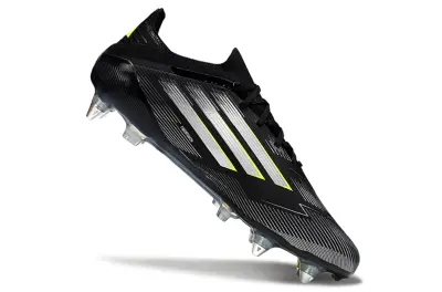 Adidas F50 Elite SG - Black/Vibrant Green/Metallic Silver
