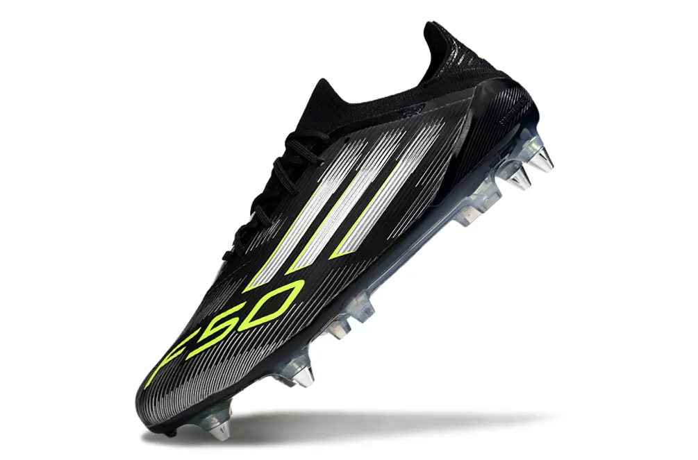 Adidas F50 Elite SG - Black/Vibrant Green/Metallic Silver