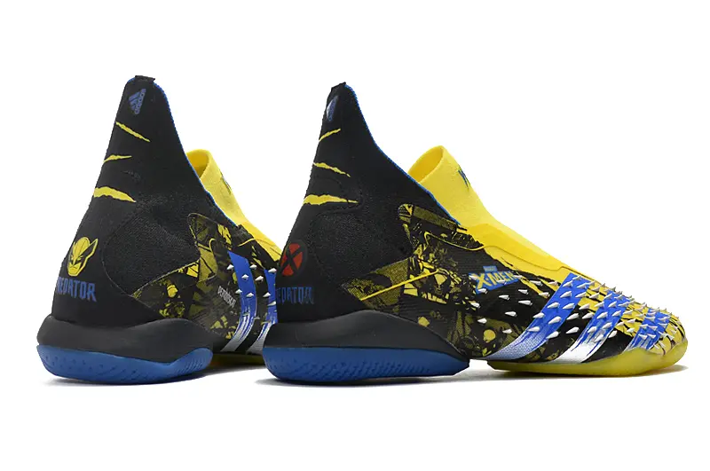 Adidas Predator Freak+ Laceless IC - Yellow/Vibrant Yellow/Night Sky Blue