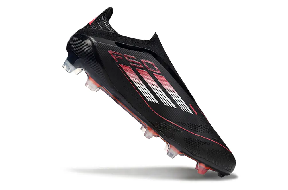 Adidas F50 Elite Laceless FG - Black/Electric Pink/Smoke Gray