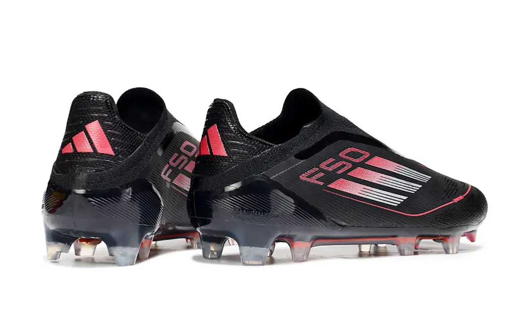 Adidas F50 Elite Laceless FG - Black/Electric Pink/Smoke Gray
